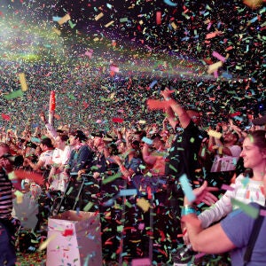 Público en un concierto de un festival