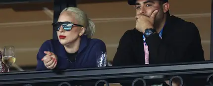 Lady Gaga con el empresario Michael Polansky Lady Gaga con el empresario Michael Polansky