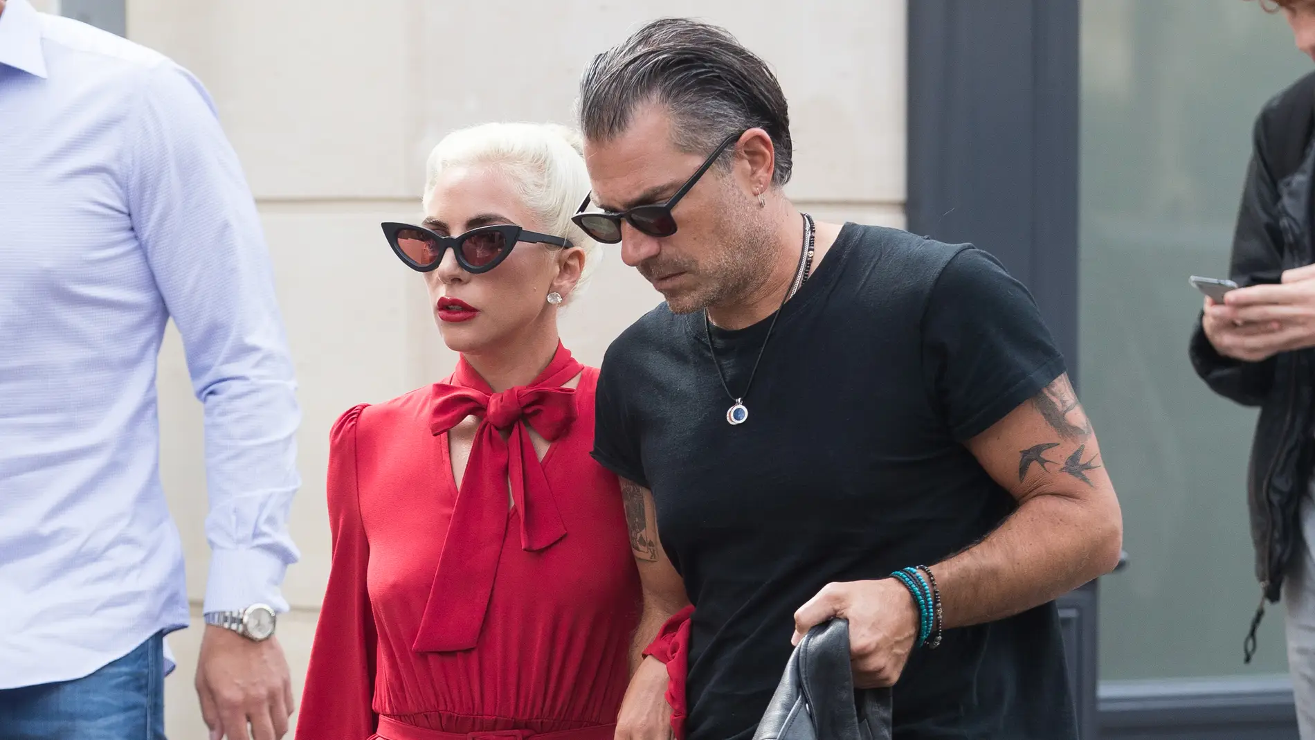 Lady Gaga y Christian Carino Lady Gaga y Christian Carino