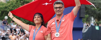 Yusuf Dikec y Sevval Ilayda Tarhan