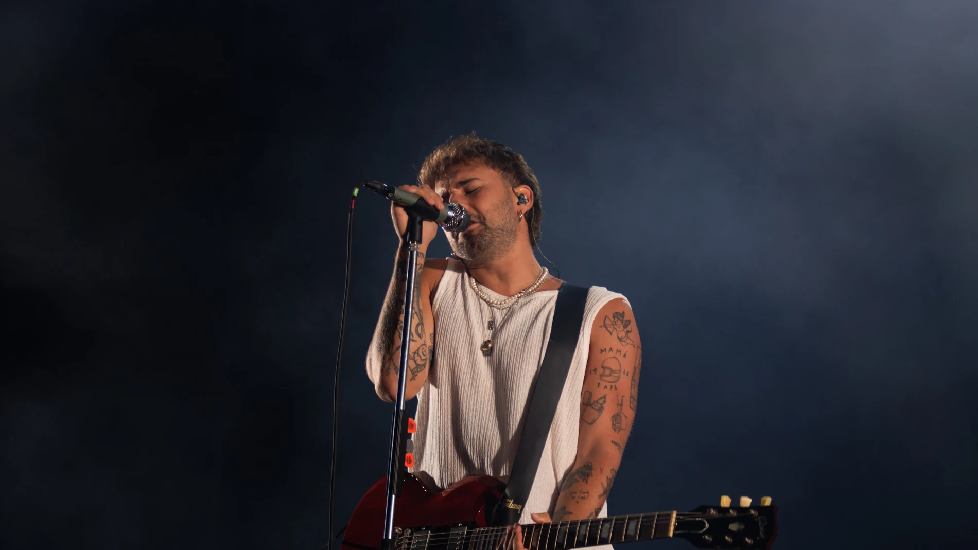 Dani Fernández en el Santander Music Festival Dani Fernández en el Santander Music Festival