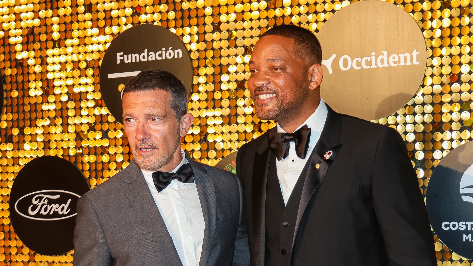 Antonio Banderas y Will Smith en el Starlite de Marbella Antonio Banderas y Will Smith en el Starlite de Marbella