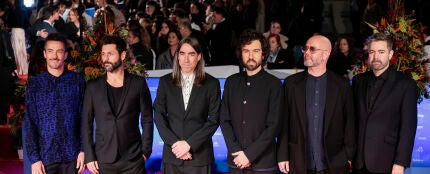 Los miembros de 'Vetusta Morla' en el Festival de Málaga 2024