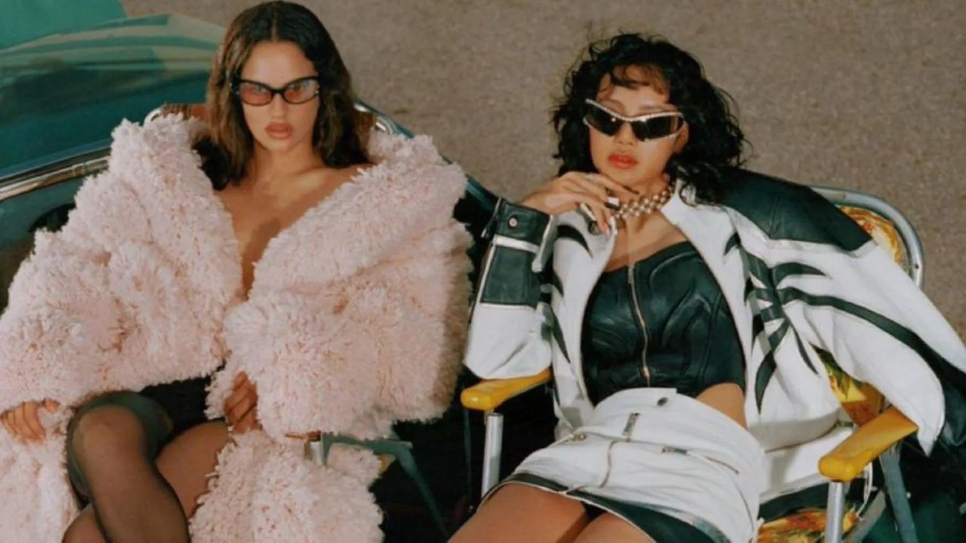 Rosalía y Lisa, de BLACKPINK Rosalía y Lisa, de BLACKPINK