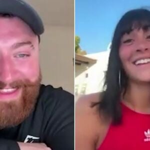 Sam Smith y Aitana en su videollamada 