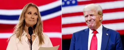 Céline Dion y Donald Trump Céline Dion y Donald Trump