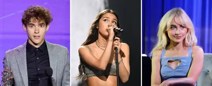 Joshua Bassett, Olivia Rodrigo y Sabrina Carpenter Joshua Bassett, Olivia Rodrigo y Sabrina Carpenter