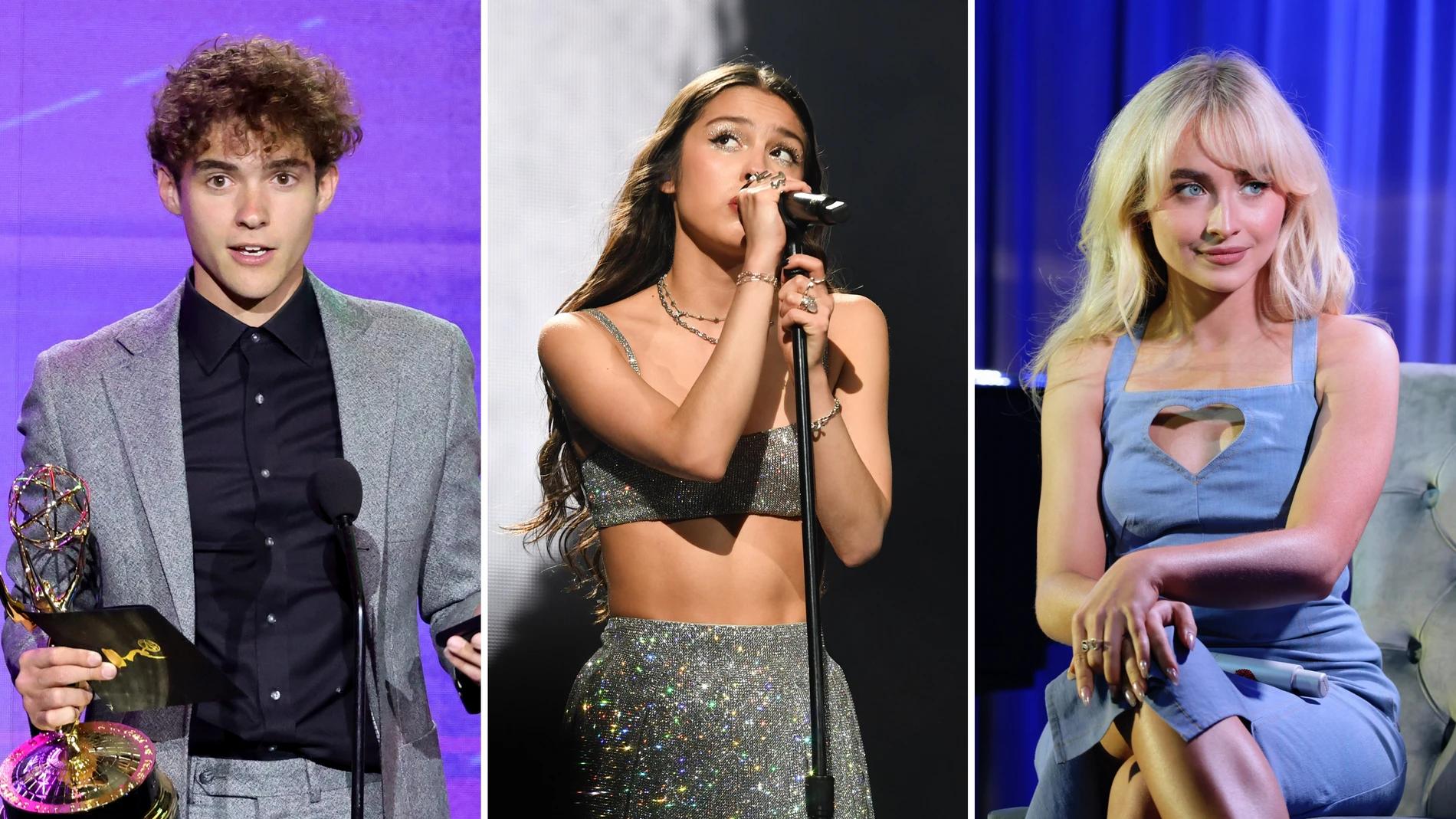 Joshua Bassett, Olivia Rodrigo y Sabrina Carpenter Joshua Bassett, Olivia Rodrigo y Sabrina Carpenter