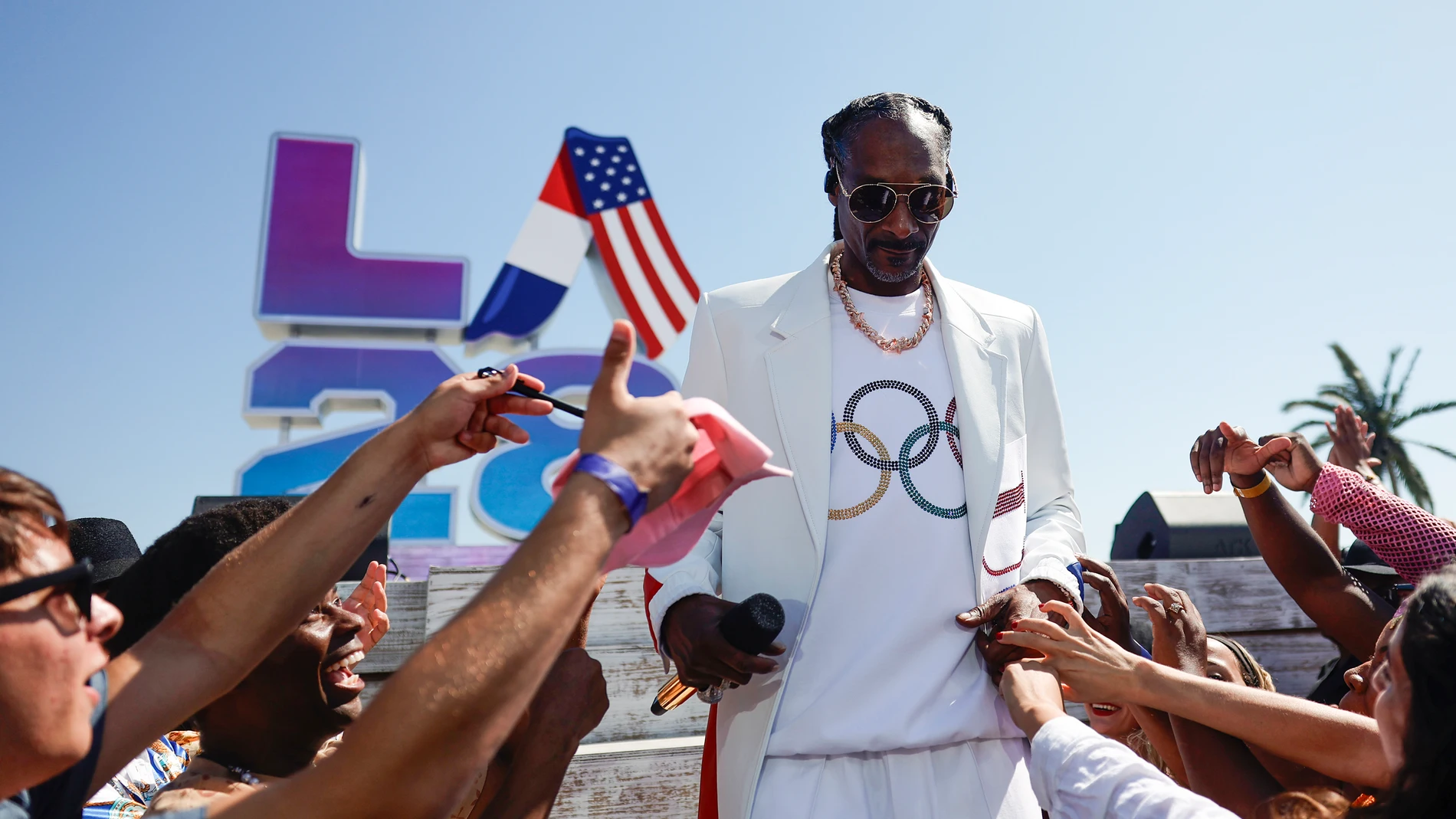 Snoop Dogg en los Juegos Olímpicos de París 2024 Snoop Dogg en los Juegos Olímpicos de París 2024