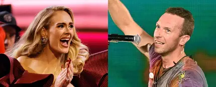 Adele y Coldplay Adele y Coldplay