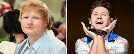 Ed Sheeran y Niall Horan Ed Sheeran y Niall Horan