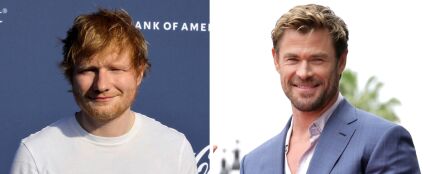 Chris Hemsworth aparece por sorpresa en el concierto de Ed Sheeran tocando la bater&iacute;a