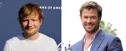 Chris Hemsworth aparece por sorpresa en el concierto de Ed Sheeran tocando la batería Chris Hemsworth aparece por sorpresa en el concierto de Ed Sheeran tocando la batería