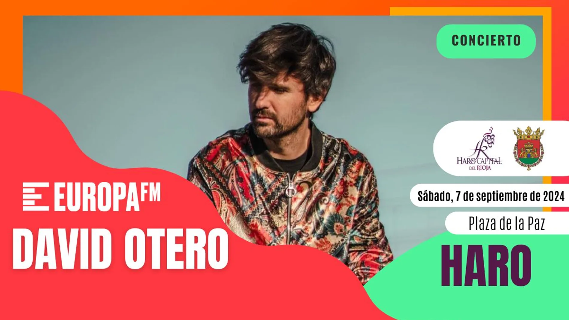 Disfruta del directo de David Otero en su concierto de La Rioja con Europa FM  Disfruta del directo de David Otero en su concierto de La Rioja con Europa FM