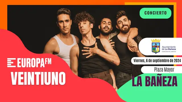 Veintiuno en su concierto en La Bañeza