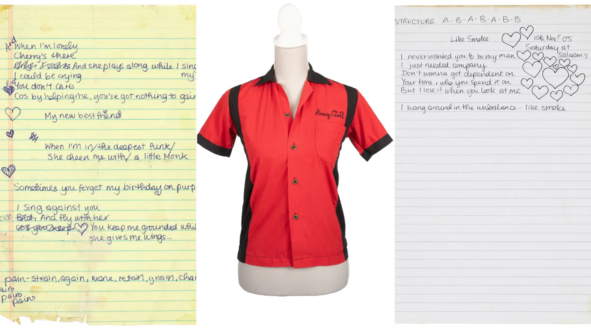 Amy Winehouse subasta Amy Winehouse subasta