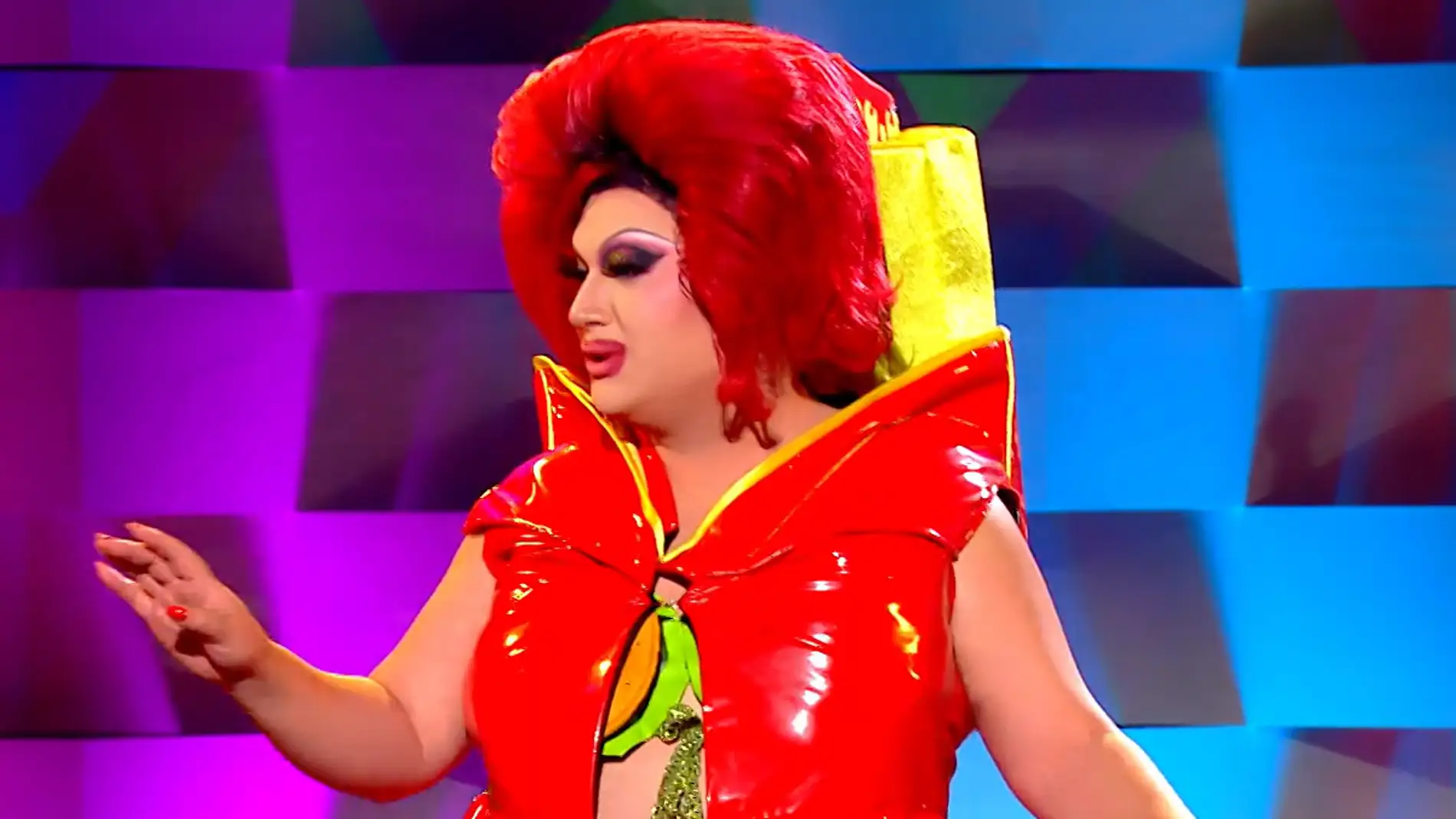 Estrella Xtravanganza durante una prueba de la segunda temporada de Drag Race España Estrella Xtravanganza durante una prueba de la segunda temporada de Drag Race España