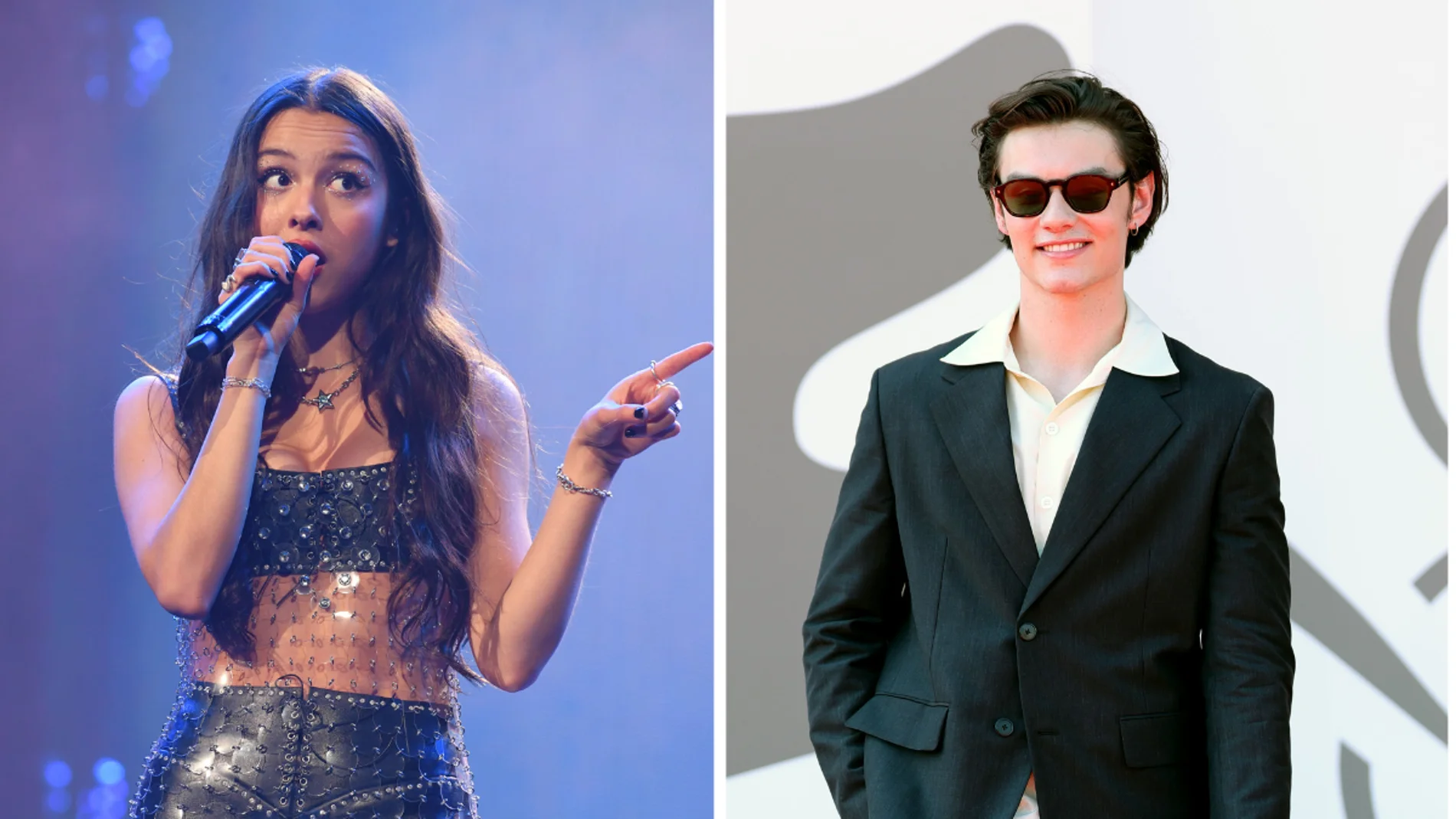 Olivia Rodrigo y Louis Partridge Olivia Rodrigo y Louis Partridge