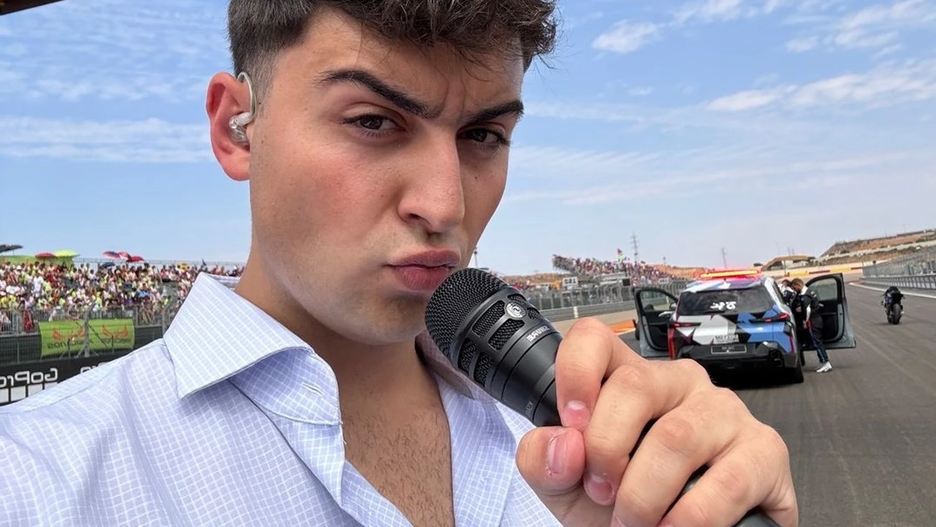 Juanjo Bona en el Gran Premio de MotoGP de Aragón Juanjo Bona en el Gran Premio de MotoGP de Aragón