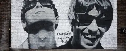 Mural de Oasis en Mánchester Mural de Oasis en Mánchester