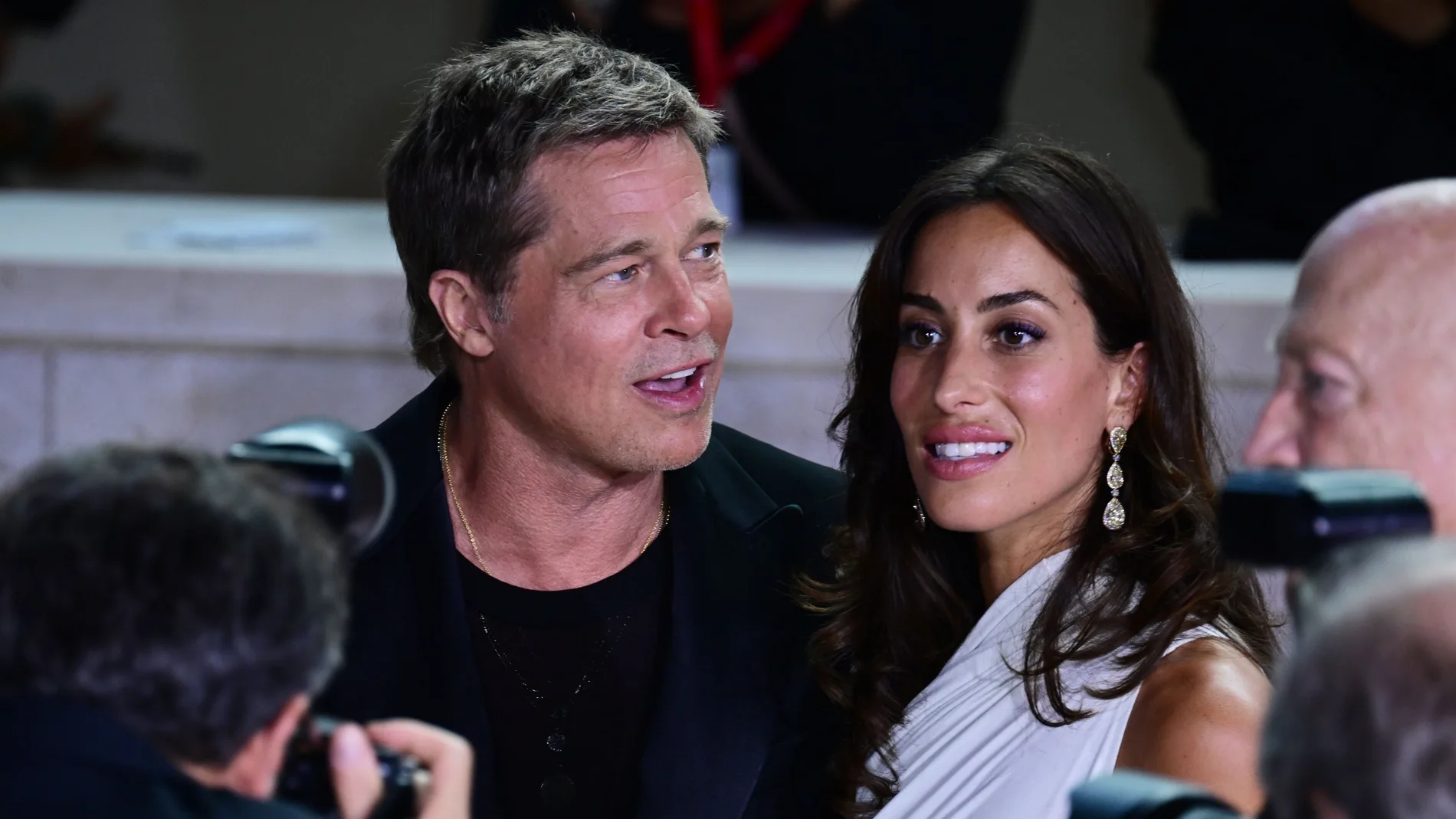 Brad Pitt e Inés de Ramón Brad Pitt e Inés de Ramón