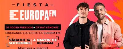 Javi Sánchez y Roger Freedom llevan la mejor música a las Fiestas de Móstoles Javi Sánchez y Roger Freedom llevan la mejor música a las Fiestas de Móstoles