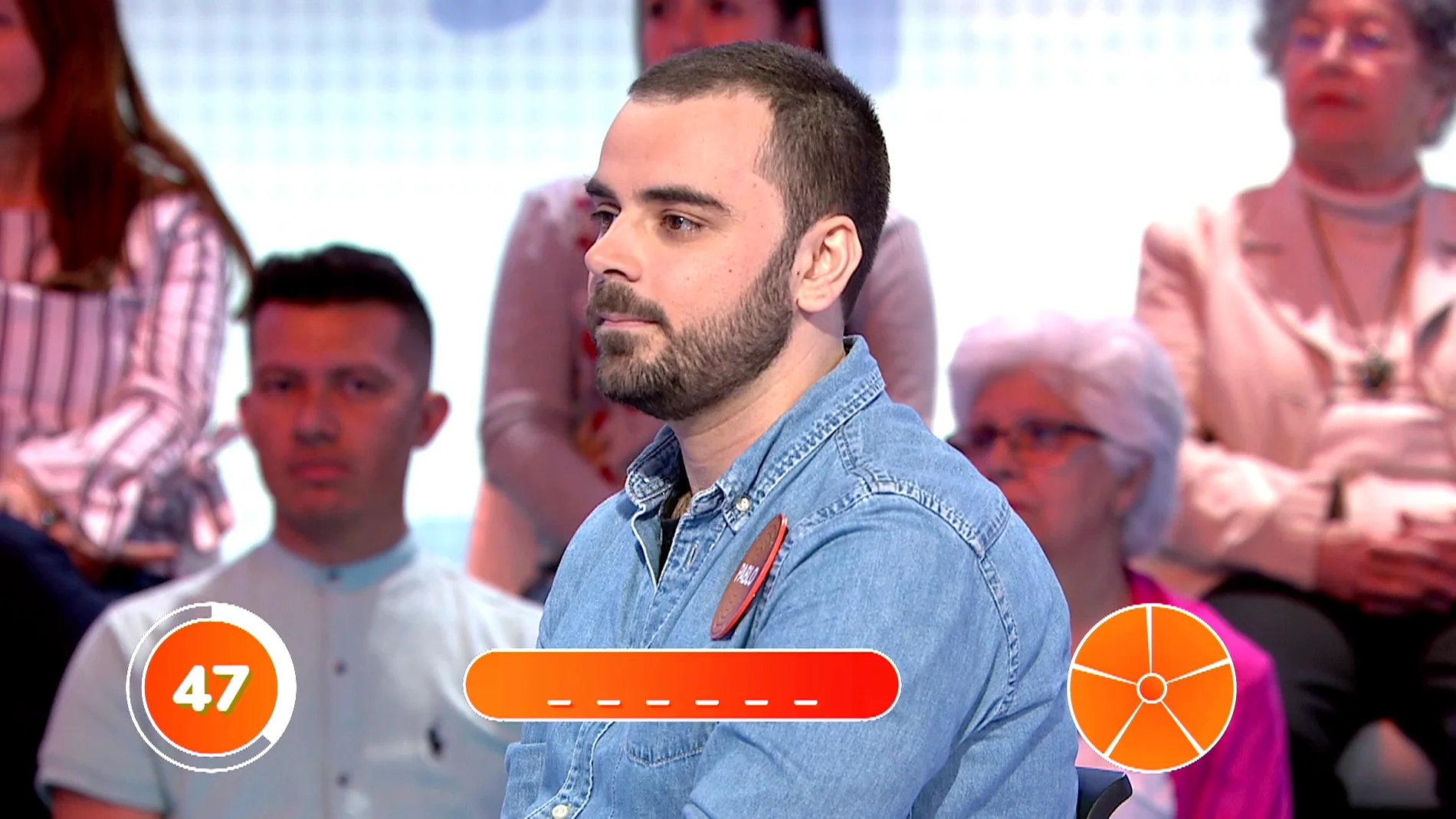Pablo Díaz enfrentándose a Palabras ocultas, nueva prueba de Pasapalabra Pablo Díaz enfrentándose a Palabras ocultas, nueva prueba de Pasapalabra