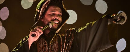 The Weeknd, encapuchado en São Paulo