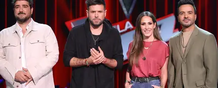 Antonio Orozco, Pablo López, Malú y Luis Fonsi Antonio Orozco, Pablo López, Malú y Luis Fonsi