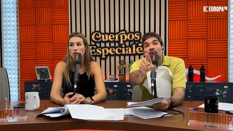Eva Soriano y Nacho García en Cuerpos especiales Eva Soriano y Nacho García en Cuerpos especiales