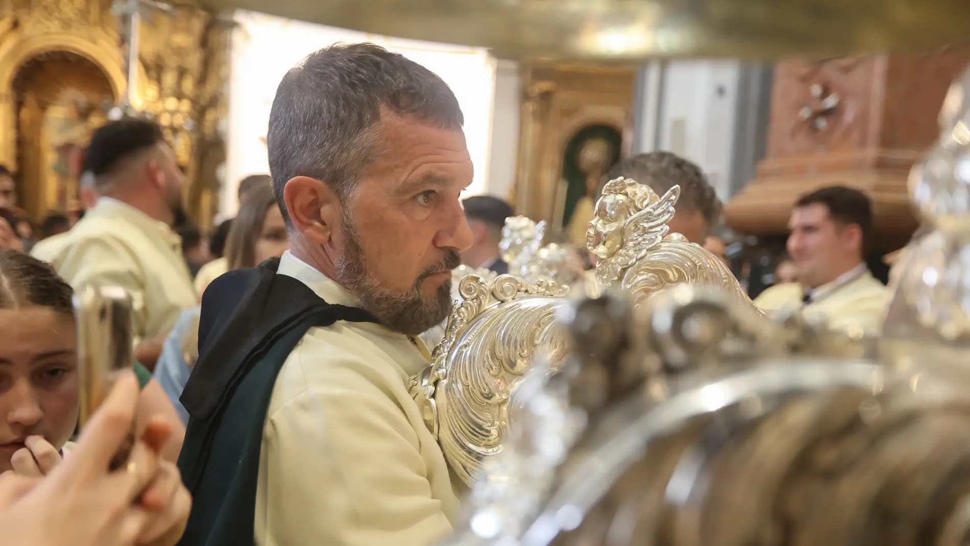 Antonio Banderas en la Semana Santa de Málaga Antonio Banderas en la Semana Santa de Málaga