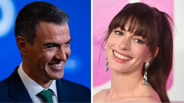 Por qué Anne Hathaway le entregará un premio a Pedro Sánchez