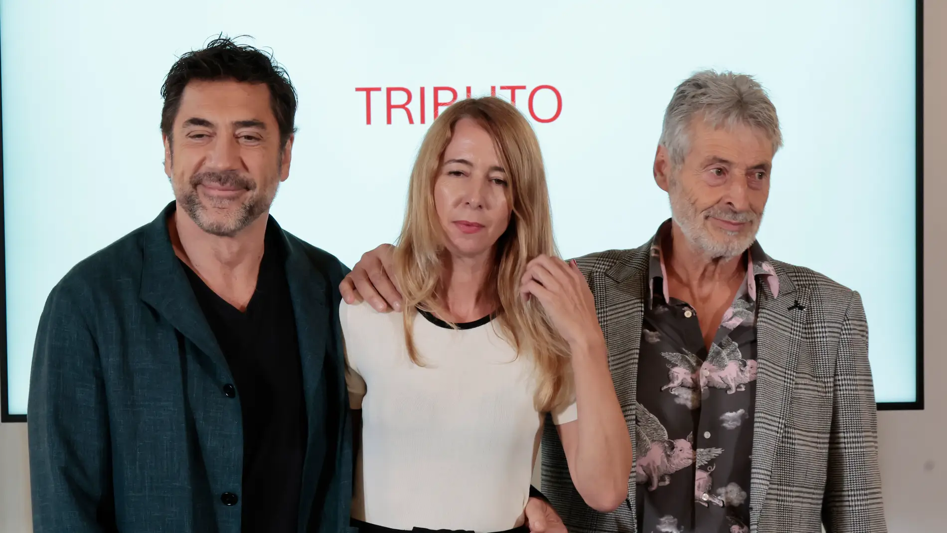 Javier Bardem, Betty Bigas y Eduardo Donato Javier Bardem, Betty Bigas y Eduardo Donato
