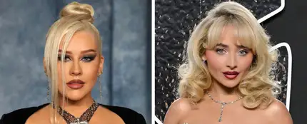 Christina Aguilera y Sabrina Carpenter Christina Aguilera y Sabrina Carpenter