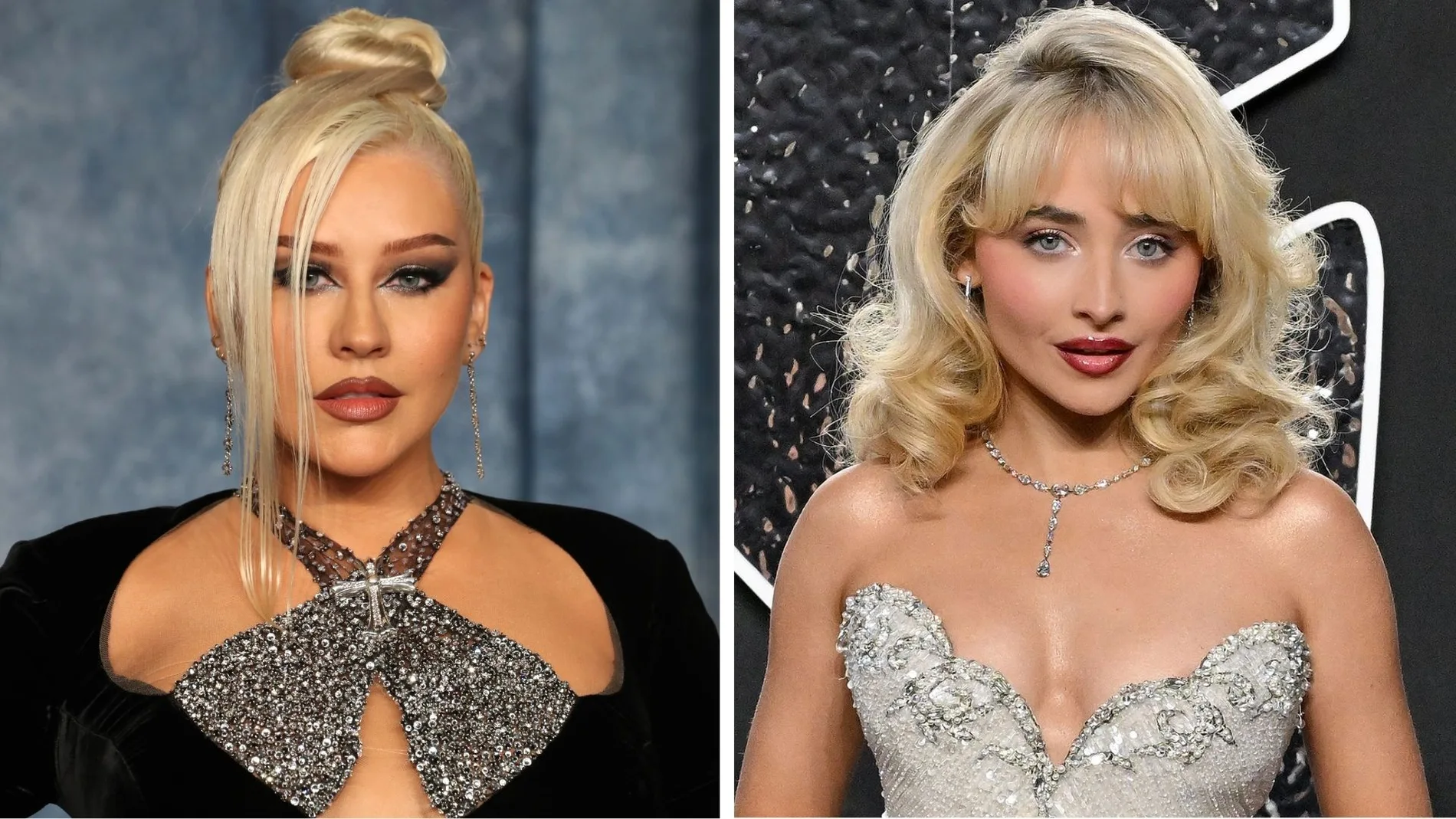 Christina Aguilera y Sabrina Carpenter Christina Aguilera y Sabrina Carpenter