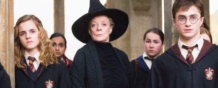 Emma Watson, Maggie Smith y Daniel Radcliffe en &#39;Harry Potter&#39;