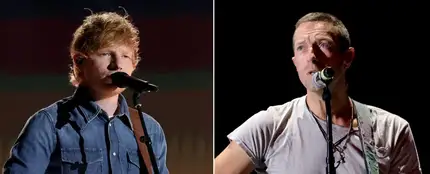 Ed Sheeran y Coldplay Ed Sheeran y Coldplay