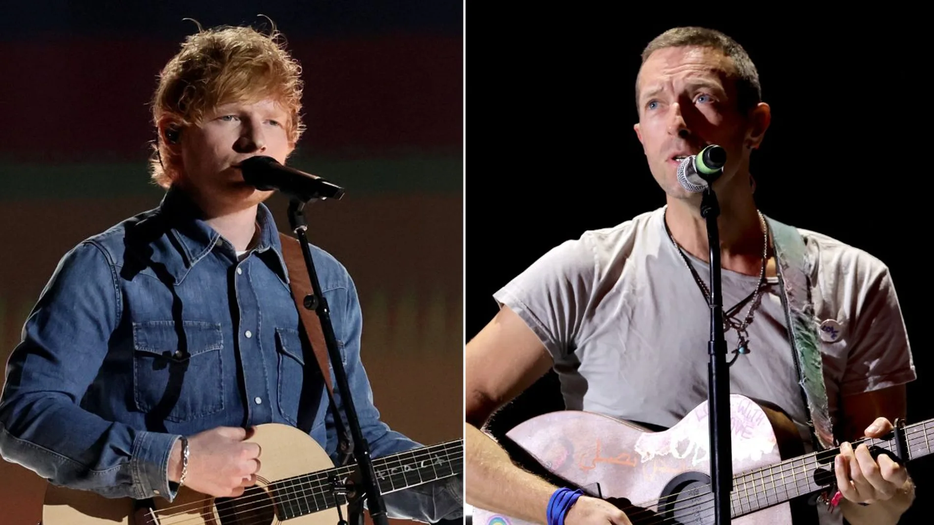 Ed Sheeran y Coldplay Ed Sheeran y Coldplay