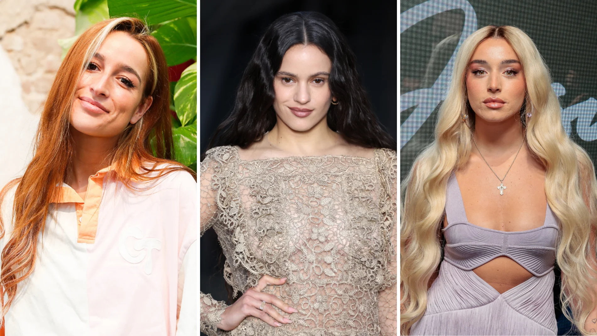 Belén Aguilera, Rosalía y Lola Índigo Belén Aguilera, Rosalía y Lola Índigo