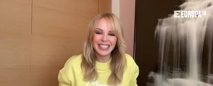 Kylie Minogue en su entrevista con Europa Fm