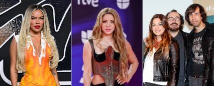 Karol G, Shakira y La Oreja de Van Gogh