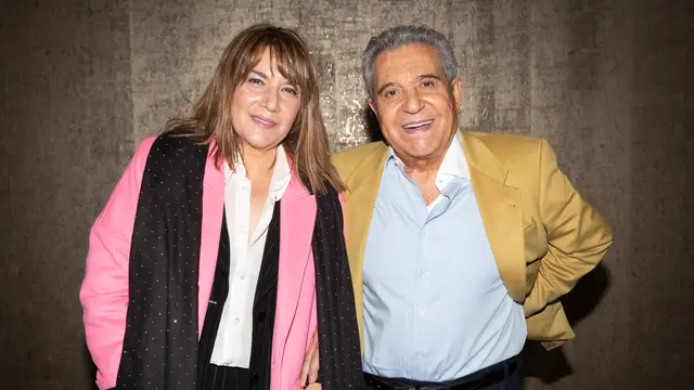 Juana Gil y Andrés Pajares