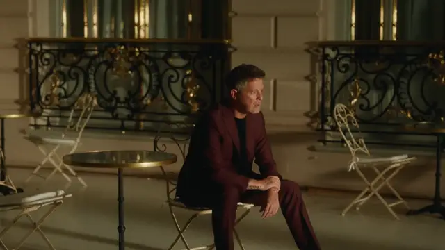Alejandro Sanz en el videoclip de 'Palmeras en el jardín'