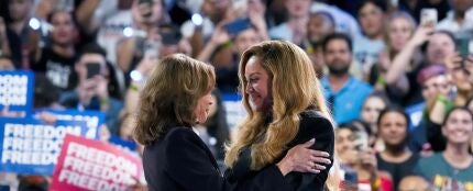 Beyonc&eacute; y Kamala Harris