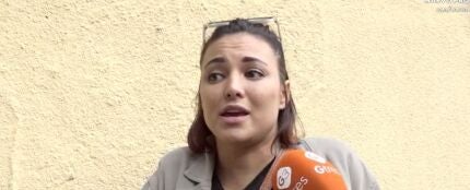 La actriz Elisa Moulia&aacute; en el momento de sus declaraciones en televisi&oacute;n