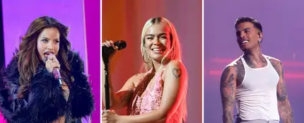 Emilia, Karol G y Rauw Alejandro Emilia, Karol G y Rauw Alejandro