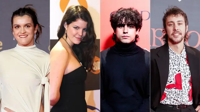 Amaia, Carlotta Cosials, Diego Ibáñez y Álex de Lucas
