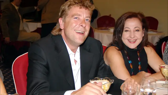 Carmen Machi y su pareja, Vicente, en 2005