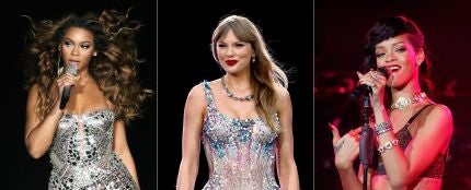 Beyonc&eacute;, Taylor Swift y Rihanna