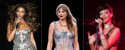 Beyoncé, Taylor Swift y Rihanna Beyoncé, Taylor Swift y Rihanna